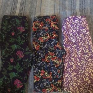 SOLD📌 LulaRoe Bundle of leggings one size